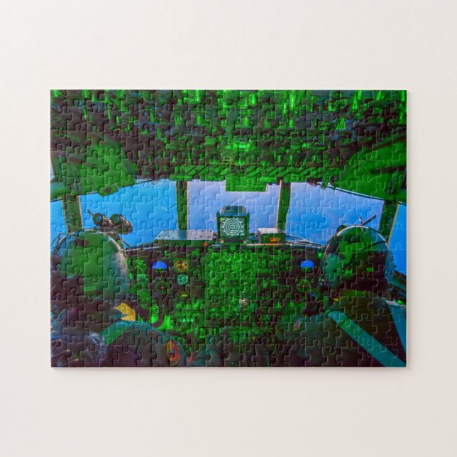 Puzzle COCKPIT C-130H HERCULES (11x14 POUCES) (Horizontal)