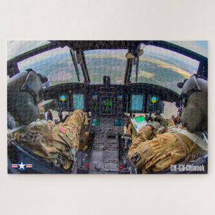 Puzzle COCKPIT CHINOOK CH-47F (20 x 30 POUCES)
