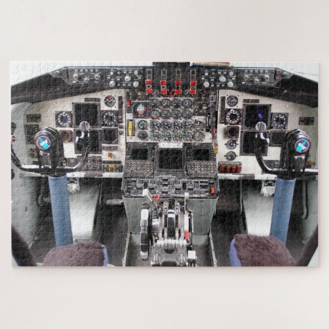 Puzzle cockpit de l'avion (Horizontal)