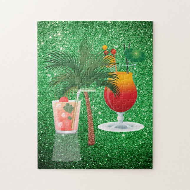 Puzzle Cocktails tropicaux (Vertical)