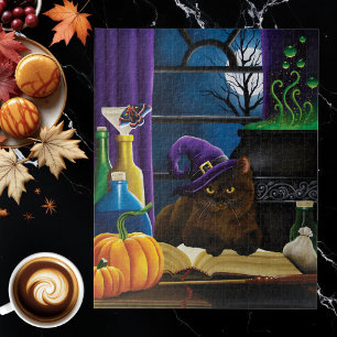 Puzzle Cocoa the Halloween Cat