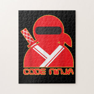Puzzle Code Ninja Ingénieur de codage informatique Amour