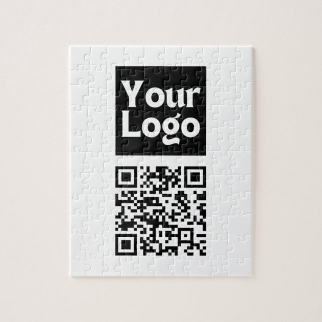 Puzzle Code QR modifiable et logo ou image de votre entre (Vertical)