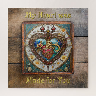 Puzzle Coeur mécanique série anatomique Steampunk