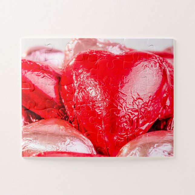 Puzzle Coeurs de chocolat (Horizontal)