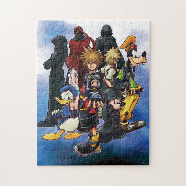 Puzzle Coeurs du Royaume II | Sora en groupe (Vertical)