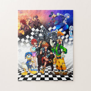 Puzzle Coeurs royaux : 1.5ReMIX Sora sur Keyblade Thron