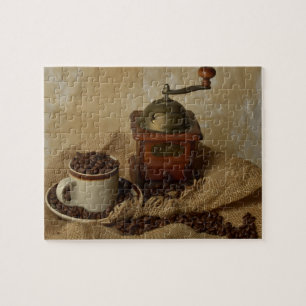 Puzzle Coffee Grinder and Cup