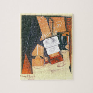 Puzzle Coffee Grinder by Juan Gris, Vintage Cubism Art