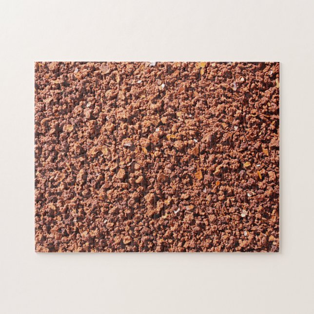 Puzzle Coffee Grinds Faux Texture (Horizontal)