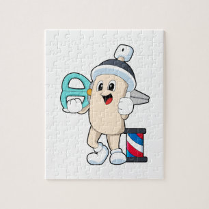 Puzzle Coiffeur avec ciseaux