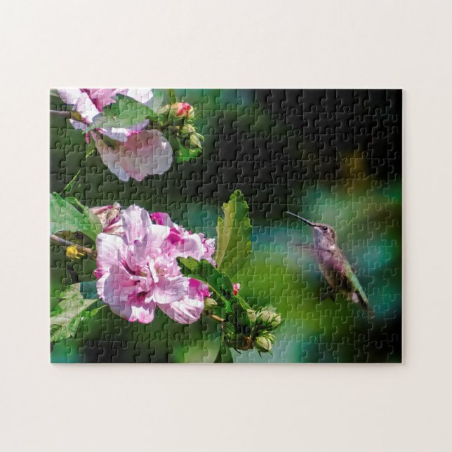 Puzzle Colibri à gorge rubis - Photo originale (Horizontal)