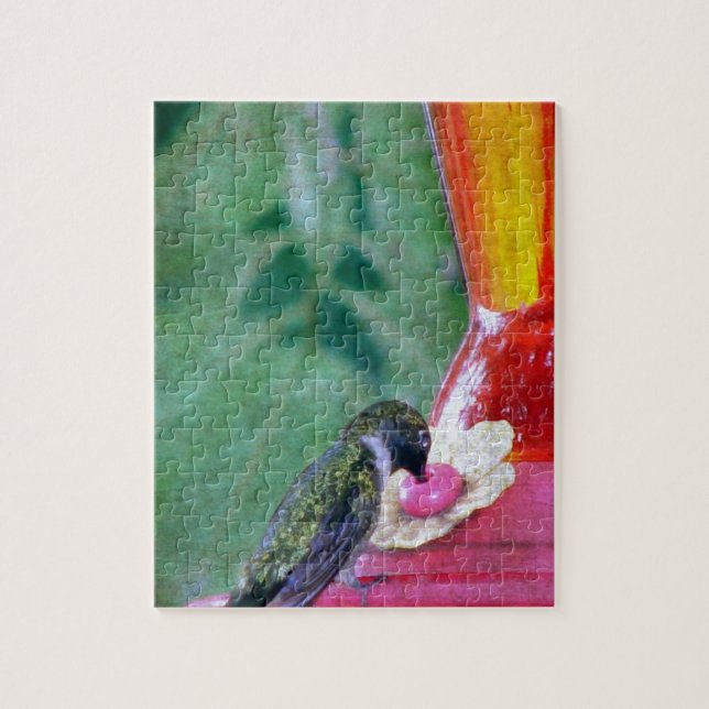 Puzzle Colibri à la source (Vertical)