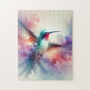 Puzzle Colibri gracieux en aquarelle