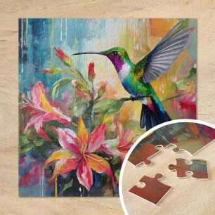 Puzzle Colibri Moderne Coloré Art