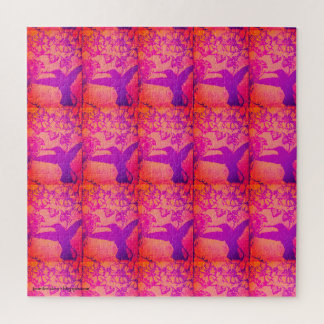 Puzzle Colibris en Coussin de lavande