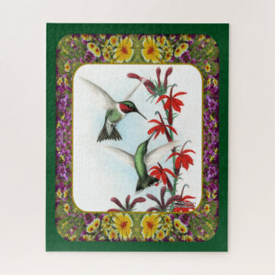 Puzzle Colibris et Fleurs #5