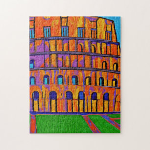Puzzle Colisée peinture pop art