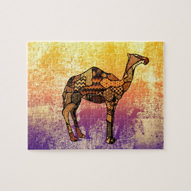 Puzzle Collage Abstrait Ozzy the Camel ID102 (Horizontal)