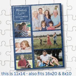 Puzzle Collage de 6 photos personnalisé CYO Famille moder