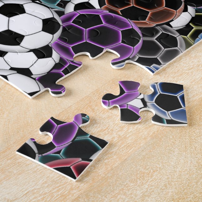 Puzzle Collage de ballon de football (Côté)