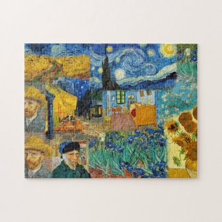 Puzzle Collage de chef-d'œuvre célèbre de Van Gogh