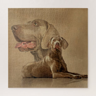 Puzzle Collage de chiens de Weimaraner