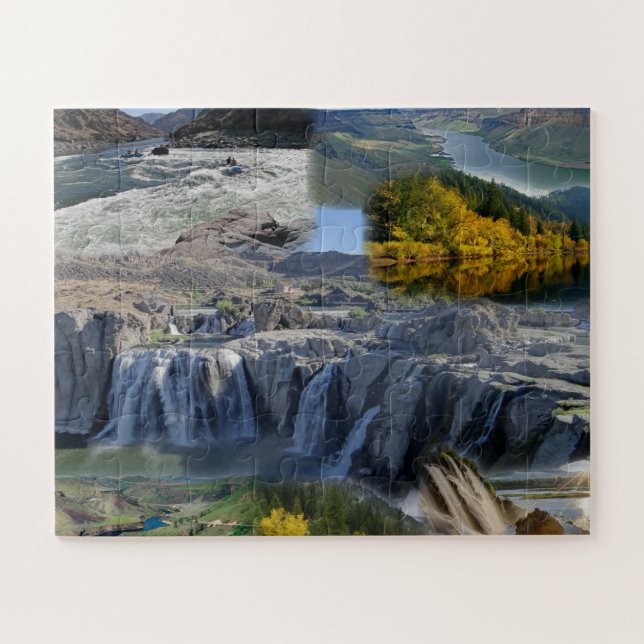 Puzzle Collage De Photos D'État De L'Idaho 7 Images Jigsa (Horizontal)