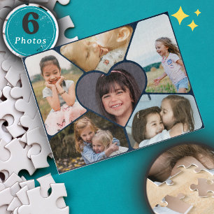 Puzzle Collage de photos personnalisé 6 - Cadeau p