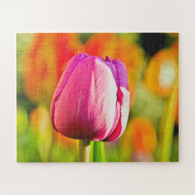 Puzzle Collage de tulipe (Horizontal)