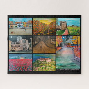 Puzzle Collage de Valence en Espagne par Alfred Fox