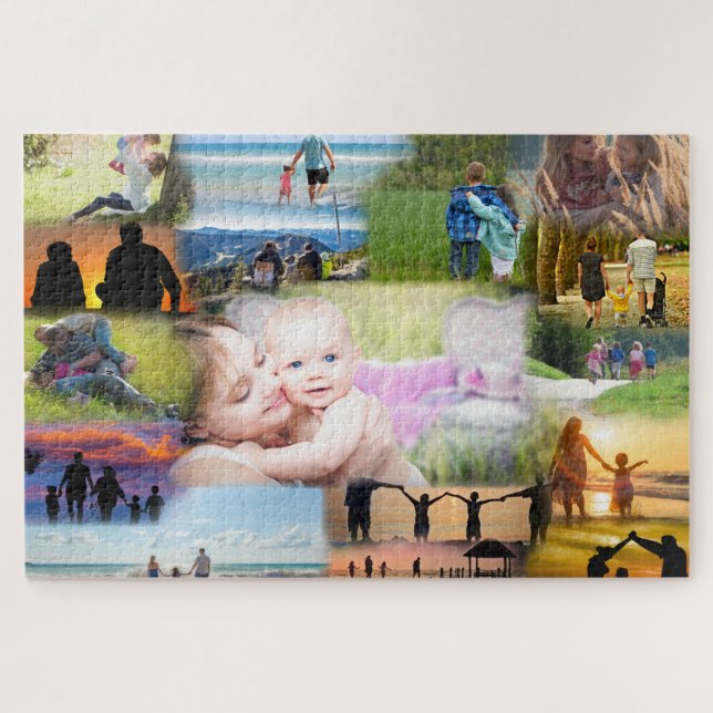 Puzzle Collage de vos photos de famille (Horizontal)