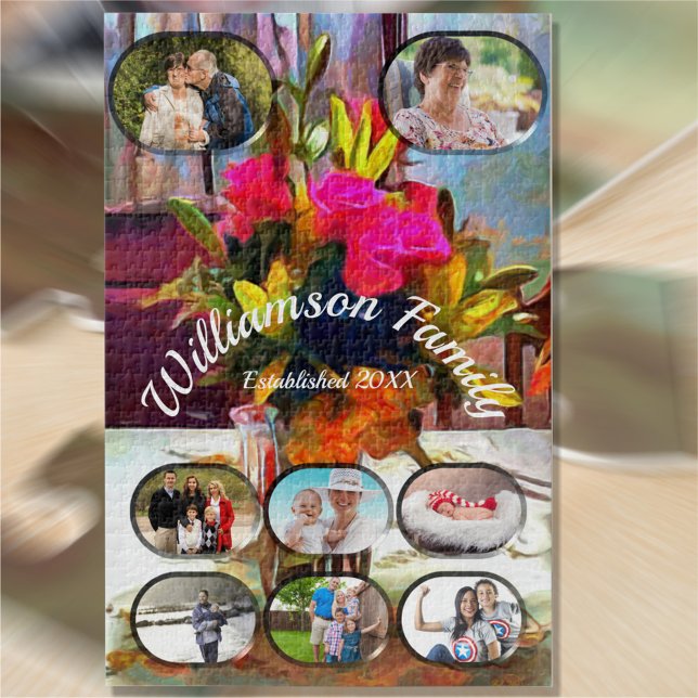 Puzzle Collage des fleurs de famille de Love PM0001 (Créateur téléchargé)