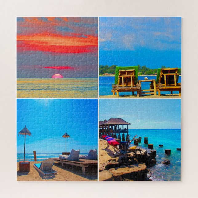 Puzzle collage des îles gili (Horizontal)