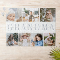 Collage Personnalisé Grandma 7 Photo Grandchildren