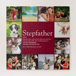 Puzzle Collage photo amusant Cool Stepfather Stepdad Cita