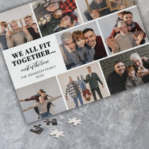 Puzzle Collage photo amusant de 8 pièces Cadeau personnal