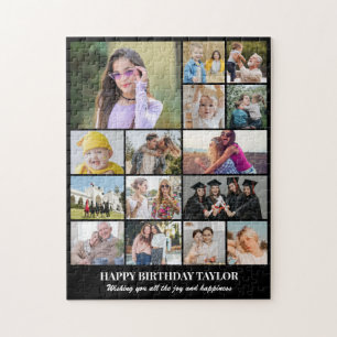 Puzzle Collage photo d'anniversaire personnalisé 15 photo