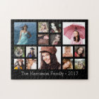 Collage photo de famille personnalisée