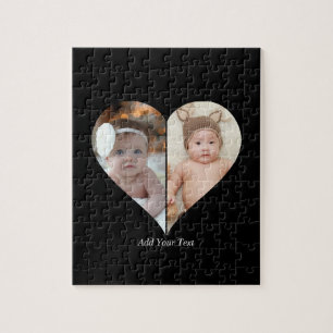 Puzzle Collage photo en forme de coeur 2