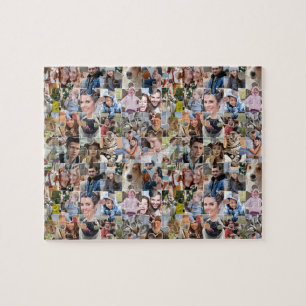 Puzzle Collage Photo Famille Personnalisé 24 Pic Forme de
