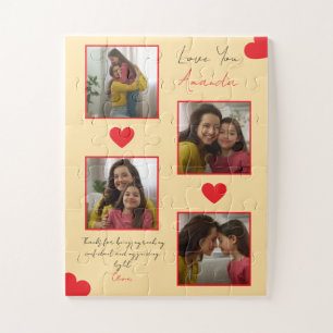 Puzzle Collage photo moderne de Red Hearts