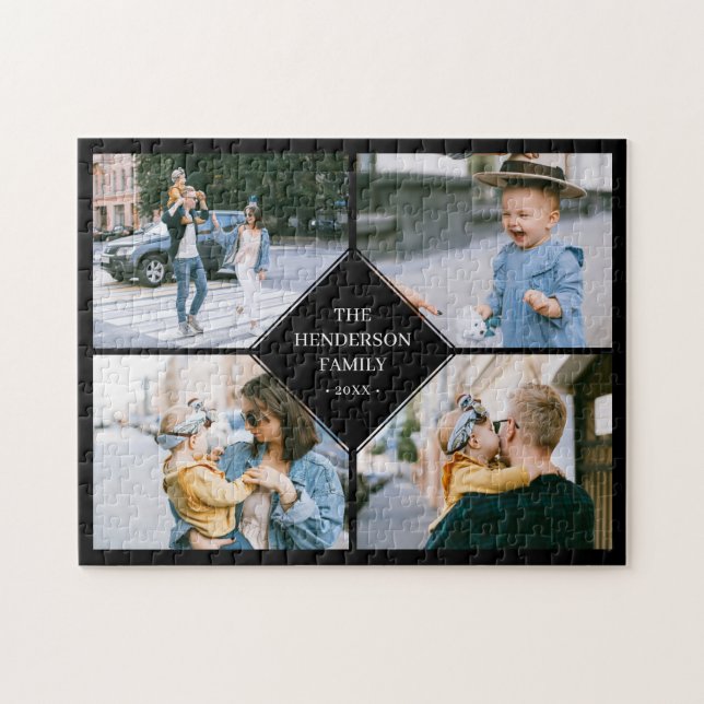 Puzzle Collage photo moderne simple (Horizontal)