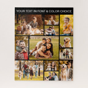 Puzzle Collage photo moderne simple texte 12