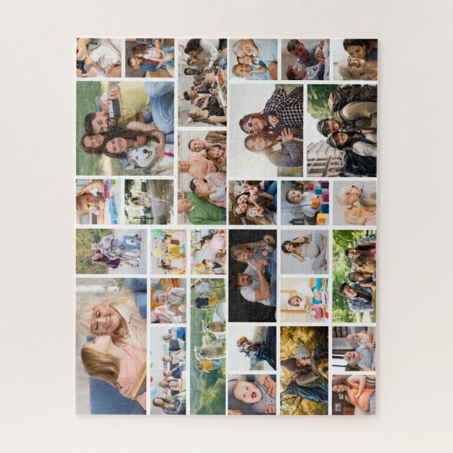 Puzzle Collage photo personnalisé 31 520pcs Moyen-diffici (Vertical)