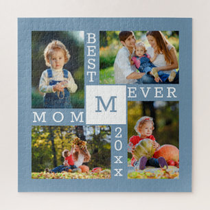 Puzzle Collage photo personnalisé 4 Meilleure maman jamai