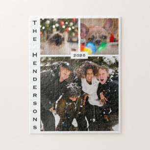Puzzle Collage photo simple moderne avec fond blanc