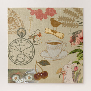 Puzzle Collage vintage