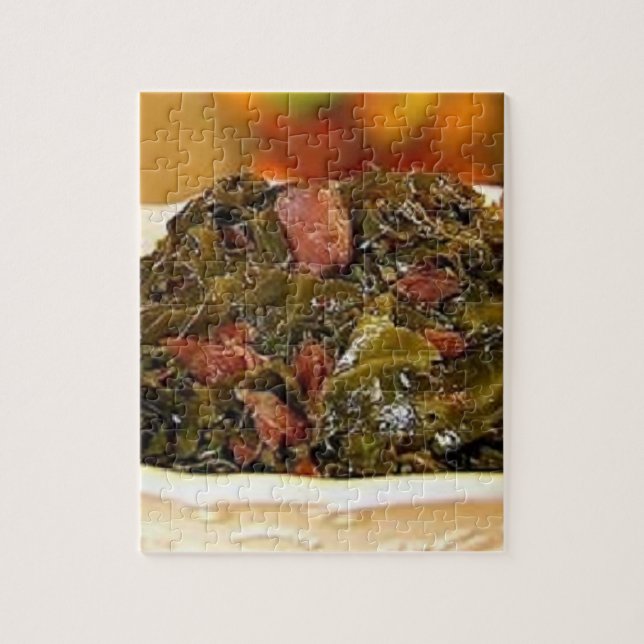 Puzzle Collard Greens (Vertical)