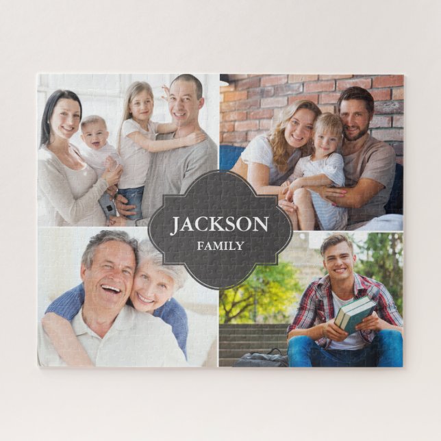 Puzzle Collecte de photos de famille multiple Boutique de (Horizontal)